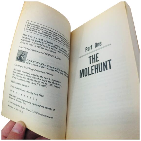 Mission: Impossible a Novel by Peter Barsocchini 1996 Pocket Books - Picture 6 of 8